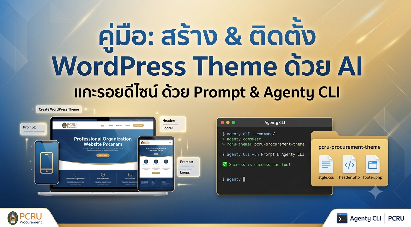 สายเว็บต้องดู! คู่มือการ สร้าง Theme ของ WordPress  ด้วย AI แบบ Step-by-Step