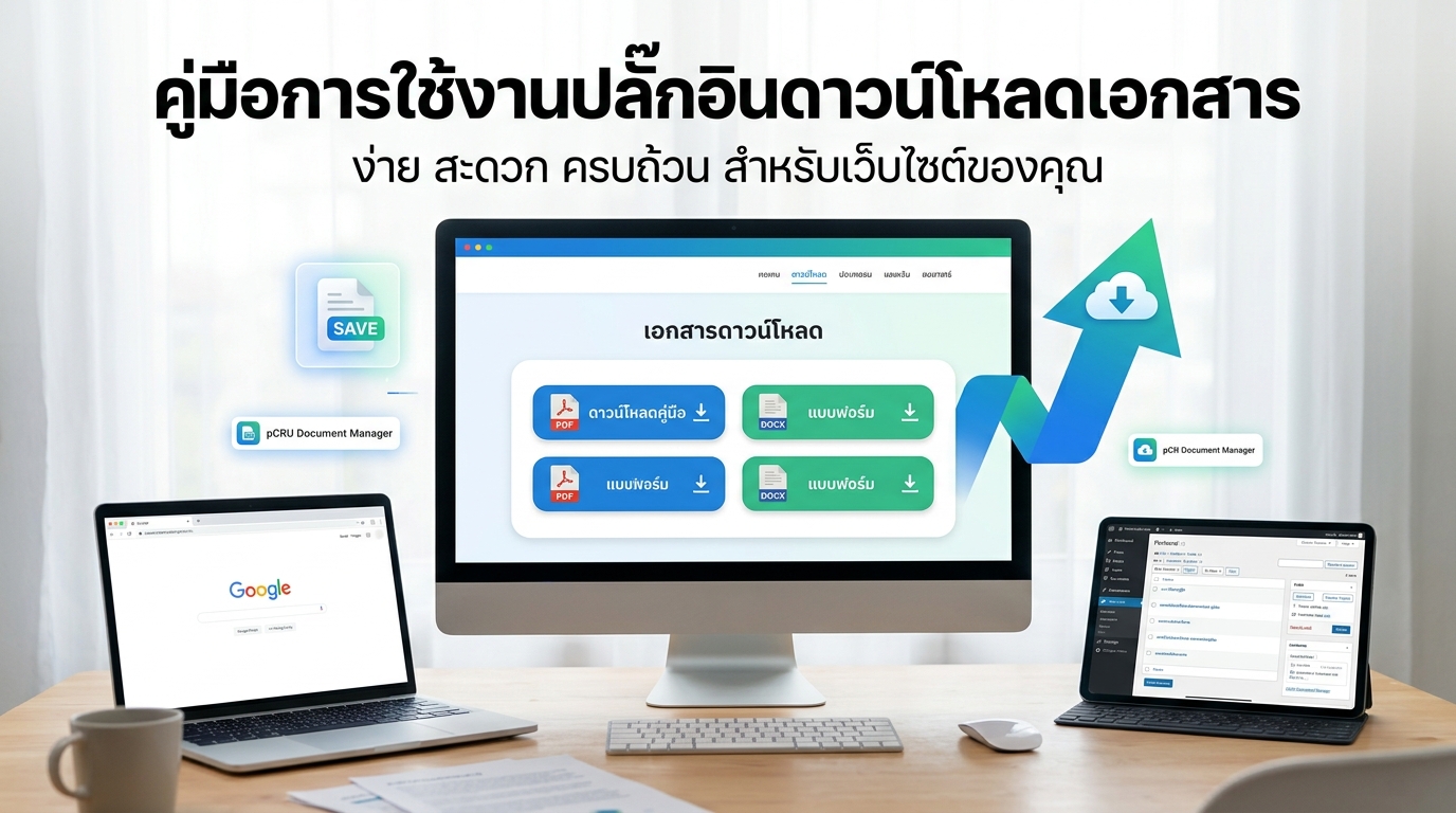 ปลั้กอิน Wordpress สำหรับให้บริการดาวน์โหลดเอกสารและแบบฟอร์ม