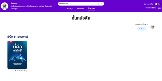 ชั้นหนังสือและเปิดอ่าน